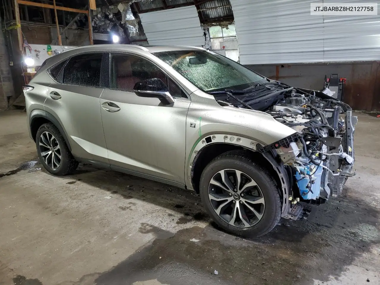 2017 Lexus Nx 200T Base VIN: JTJBARBZ8H2127758 Lot: 62742585
