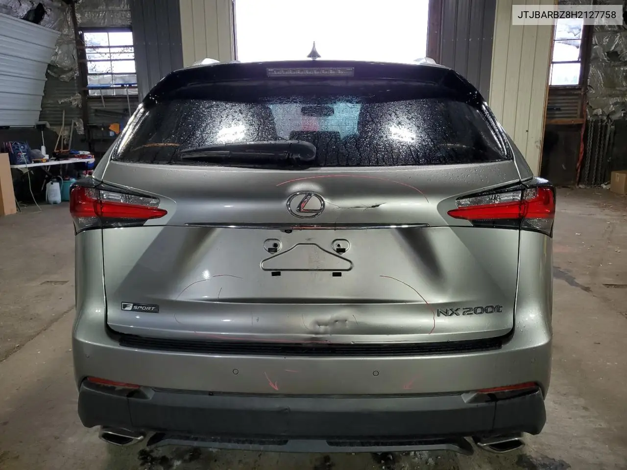 2017 Lexus Nx 200T Base VIN: JTJBARBZ8H2127758 Lot: 62742585