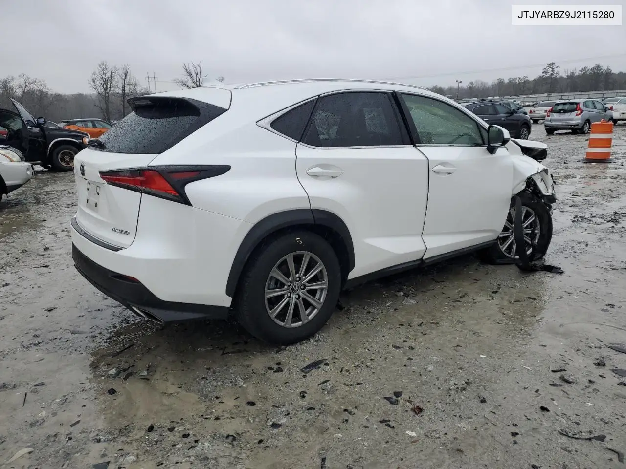 2018 Lexus Nx 300 Base VIN: JTJYARBZ9J2115280 Lot: 44976525
