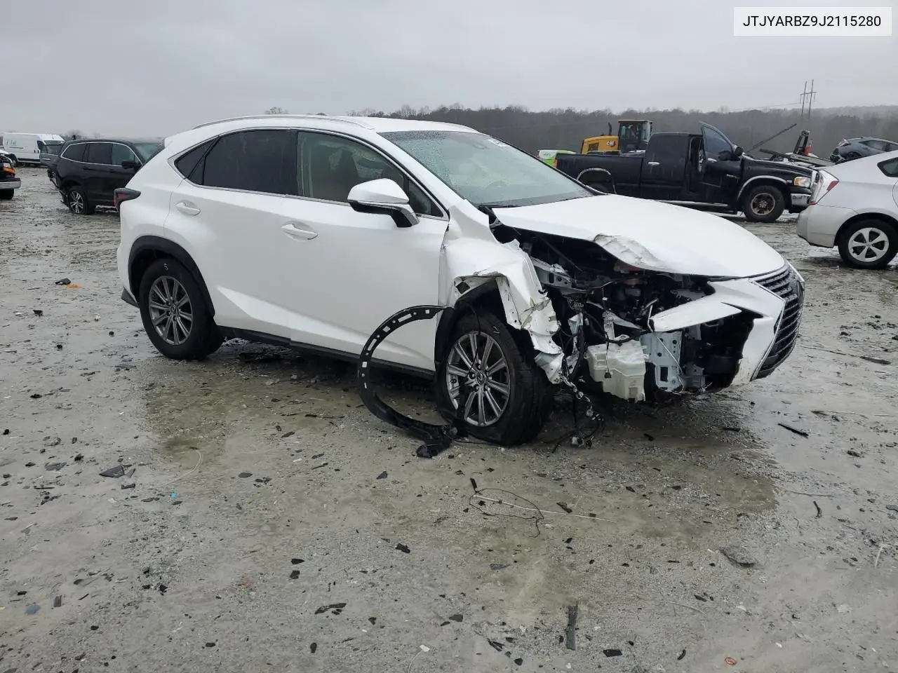 2018 Lexus Nx 300 Base VIN: JTJYARBZ9J2115280 Lot: 44976525