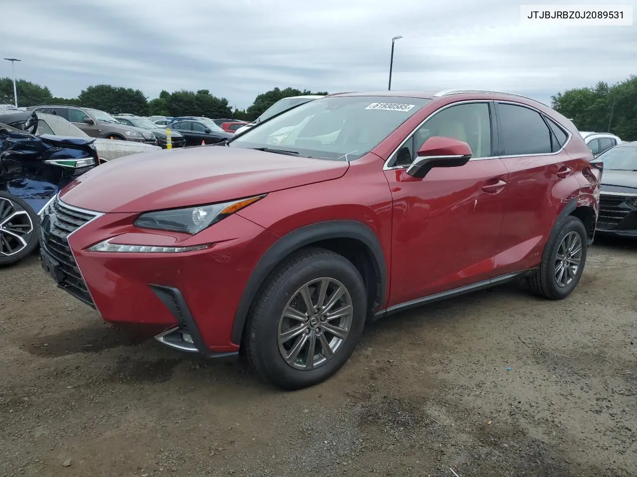 2018 Lexus Nx 300H VIN: JTJBJRBZ0J2089531 Lot: 61930585