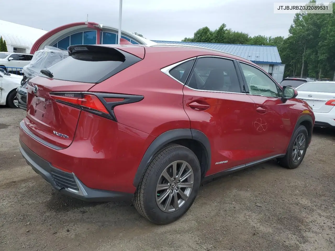2018 Lexus Nx 300H VIN: JTJBJRBZ0J2089531 Lot: 61930585