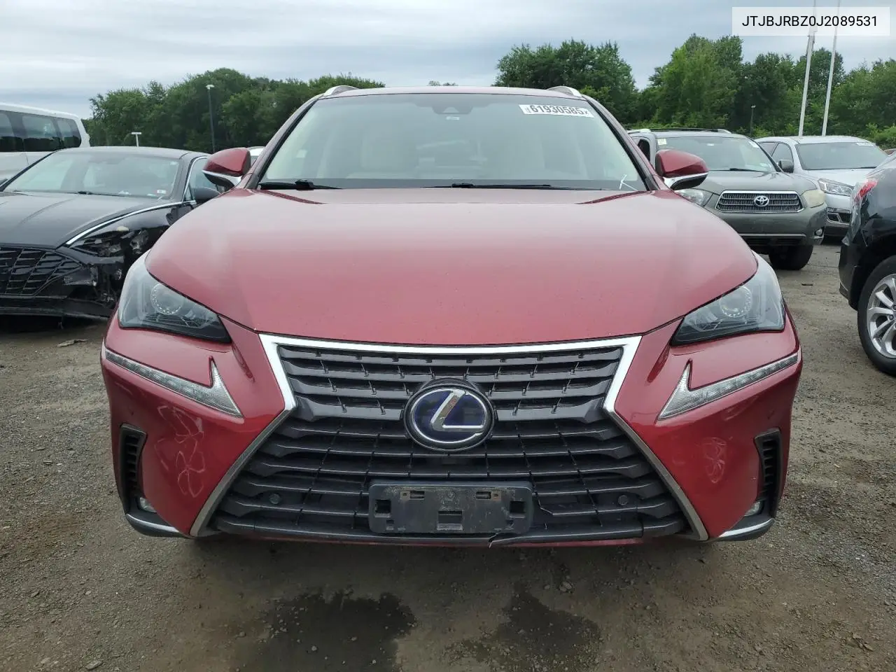 2018 Lexus Nx 300H VIN: JTJBJRBZ0J2089531 Lot: 61930585