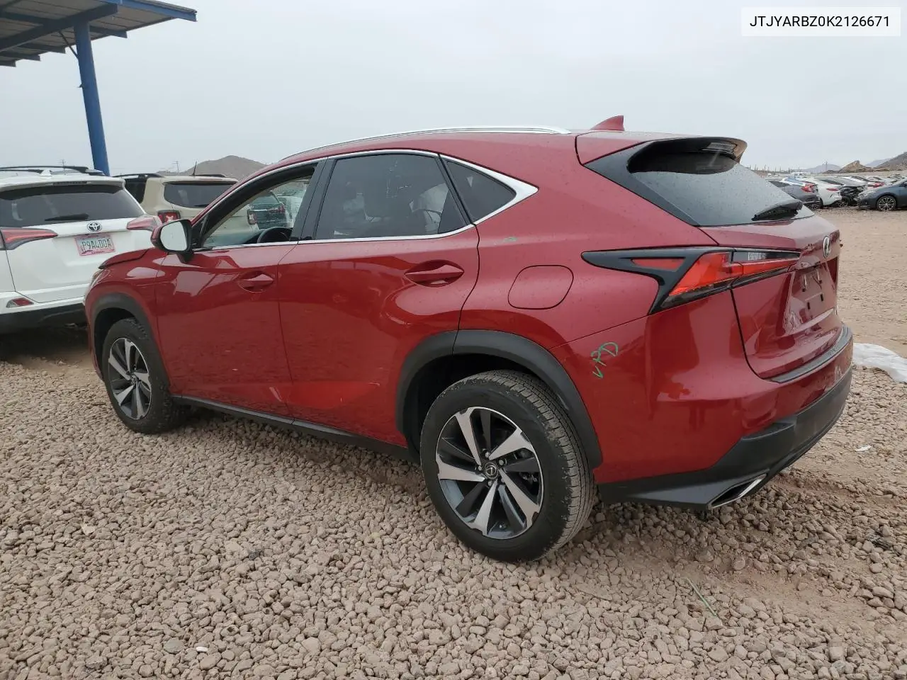 2019 Lexus Nx 300 Base VIN: JTJYARBZ0K2126671 Lot: 45390615