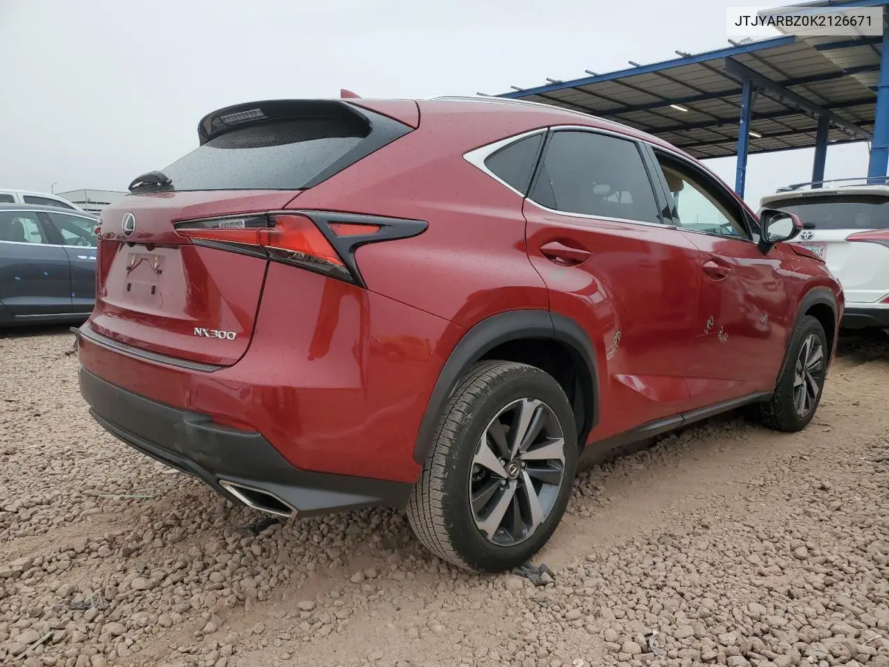 2019 Lexus Nx 300 Base VIN: JTJYARBZ0K2126671 Lot: 45390615