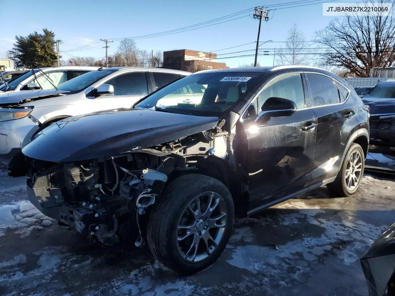 2019 Lexus Nx 300 Base VIN: JTJBARBZ7K2210069 Lot: 45569615