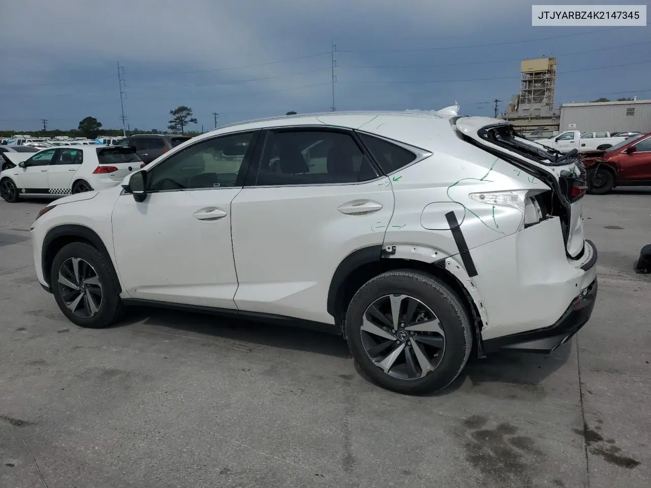 2019 Lexus Nx 300 Base VIN: JTJYARBZ4K2147345 Lot: 50794495