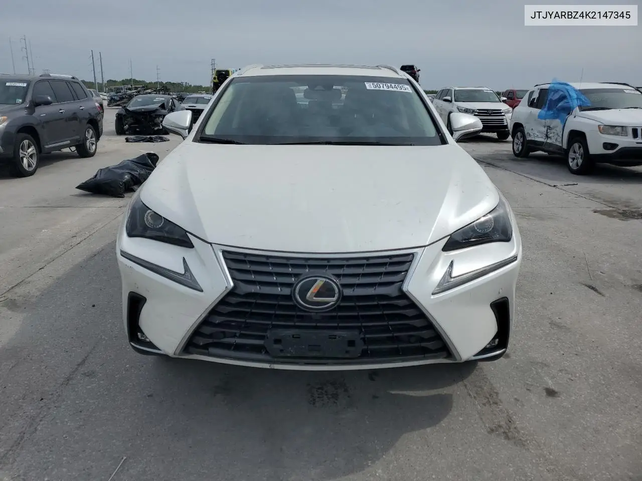 2019 Lexus Nx 300 Base VIN: JTJYARBZ4K2147345 Lot: 50794495