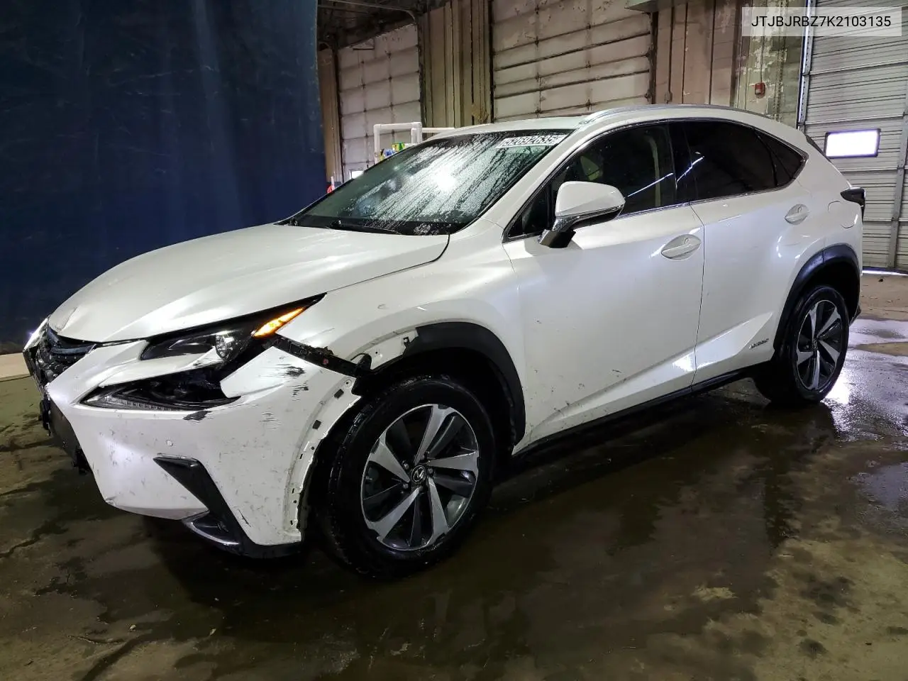 2019 Lexus Nx 300H VIN: JTJBJRBZ7K2103135 Lot: 52692635
