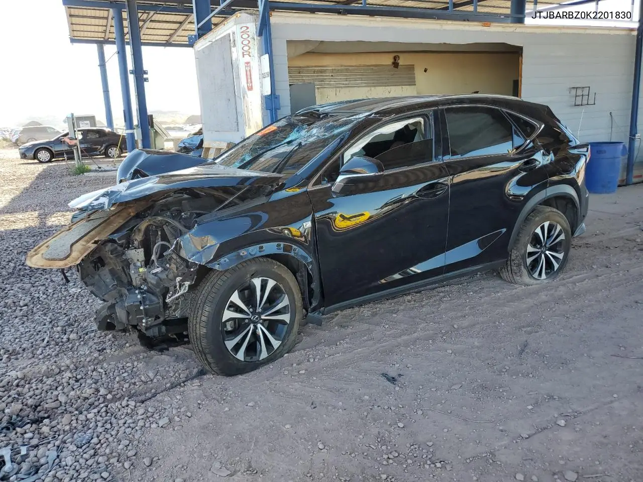 2019 Lexus Nx 300 Base VIN: JTJBARBZ0K2201830 Lot: 53334905