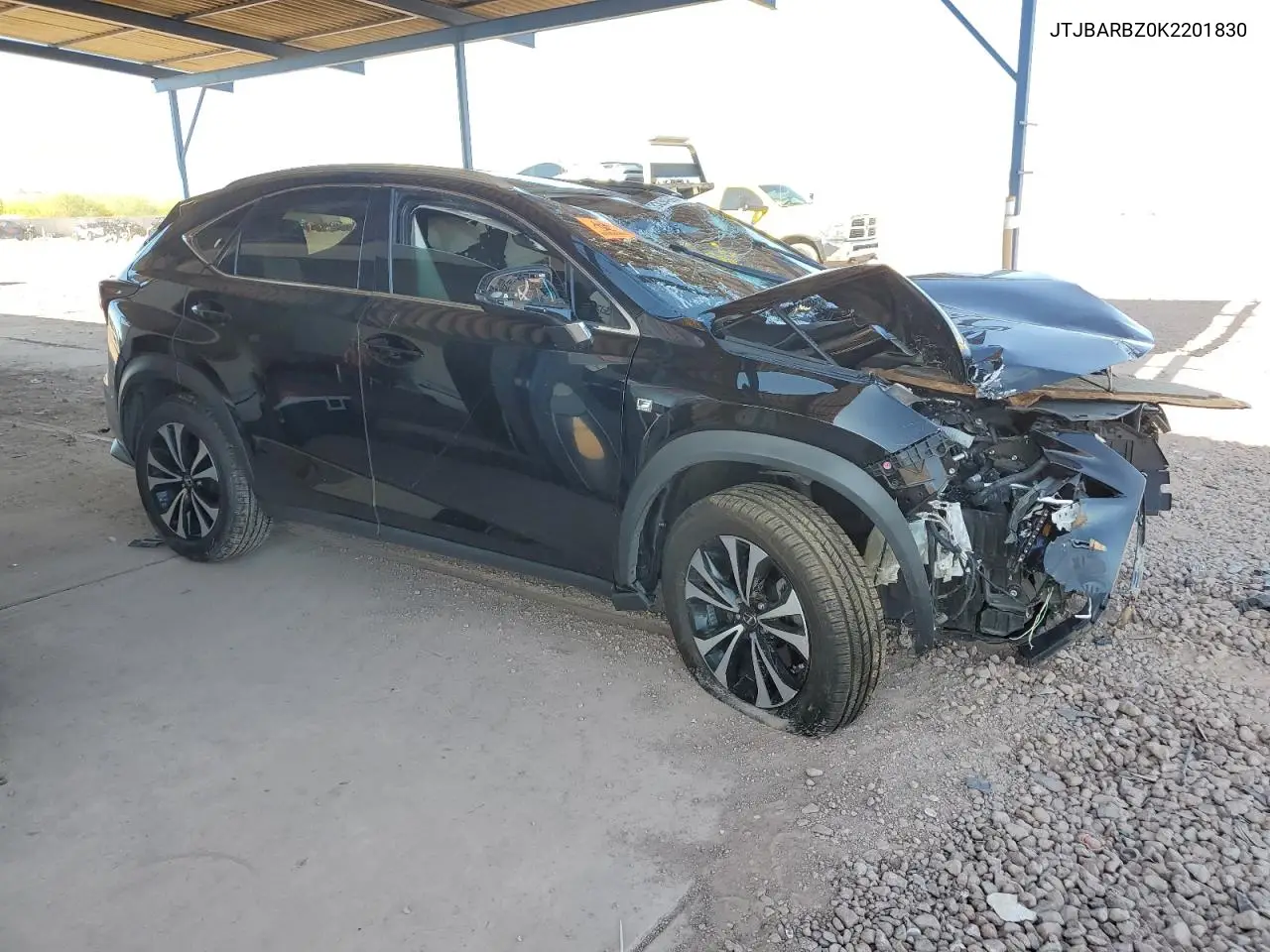 2019 Lexus Nx 300 Base VIN: JTJBARBZ0K2201830 Lot: 53334905