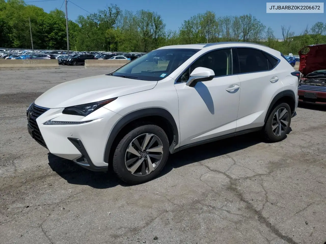 2019 Lexus Nx 300 Base VIN: JTJBARBZ0K2206672 Lot: 55793275