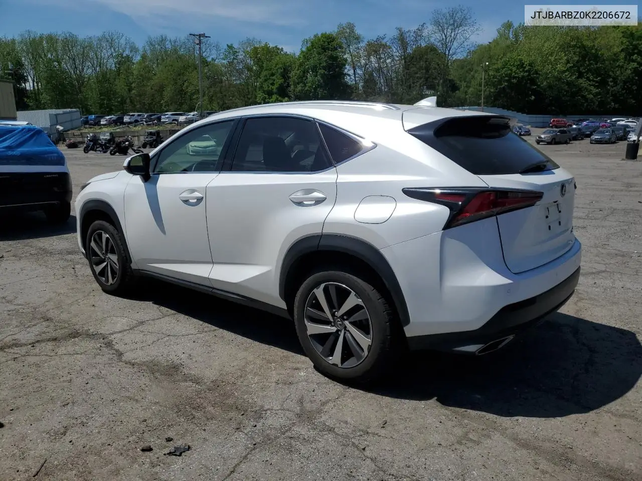 2019 Lexus Nx 300 Base VIN: JTJBARBZ0K2206672 Lot: 55793275