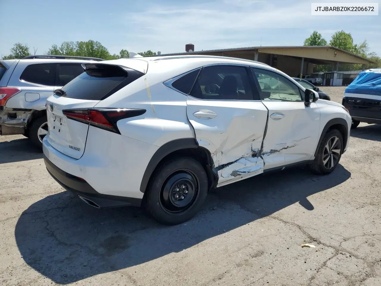 2019 Lexus Nx 300 Base VIN: JTJBARBZ0K2206672 Lot: 55793275