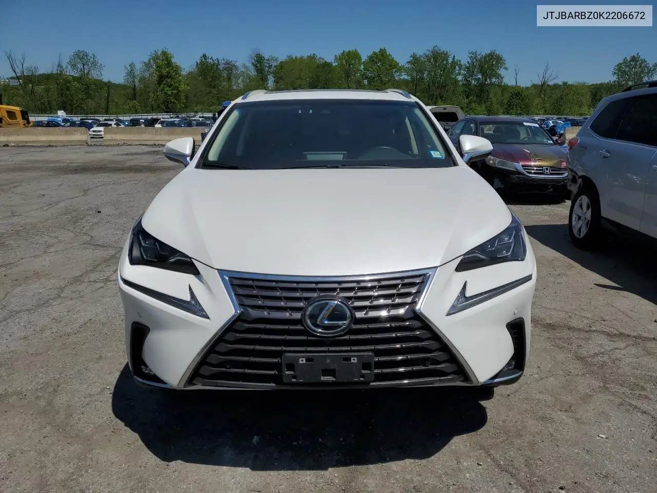 2019 Lexus Nx 300 Base VIN: JTJBARBZ0K2206672 Lot: 55793275