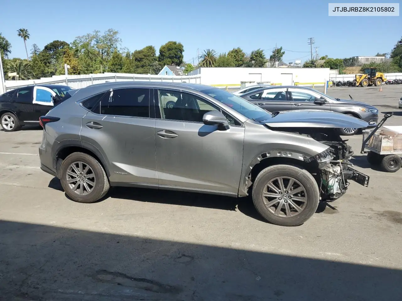 2019 Lexus Nx 300H VIN: JTJBJRBZ8K2105802 Lot: 55823315