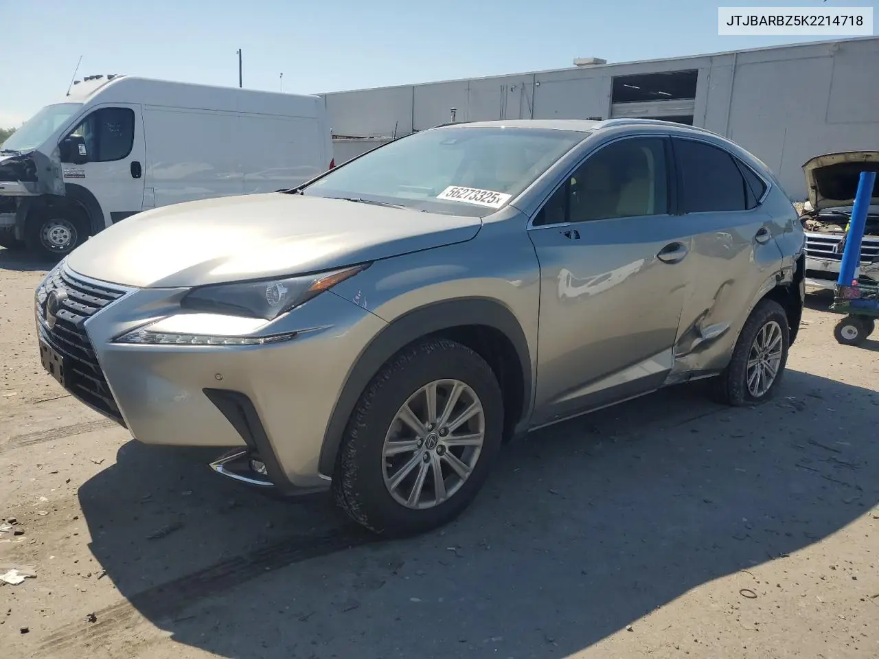 2019 Lexus Nx 300 Base VIN: JTJBARBZ5K2214718 Lot: 56273325