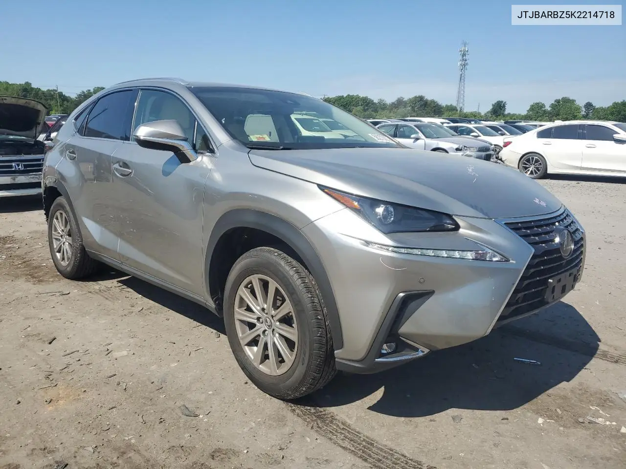 2019 Lexus Nx 300 Base VIN: JTJBARBZ5K2214718 Lot: 56273325