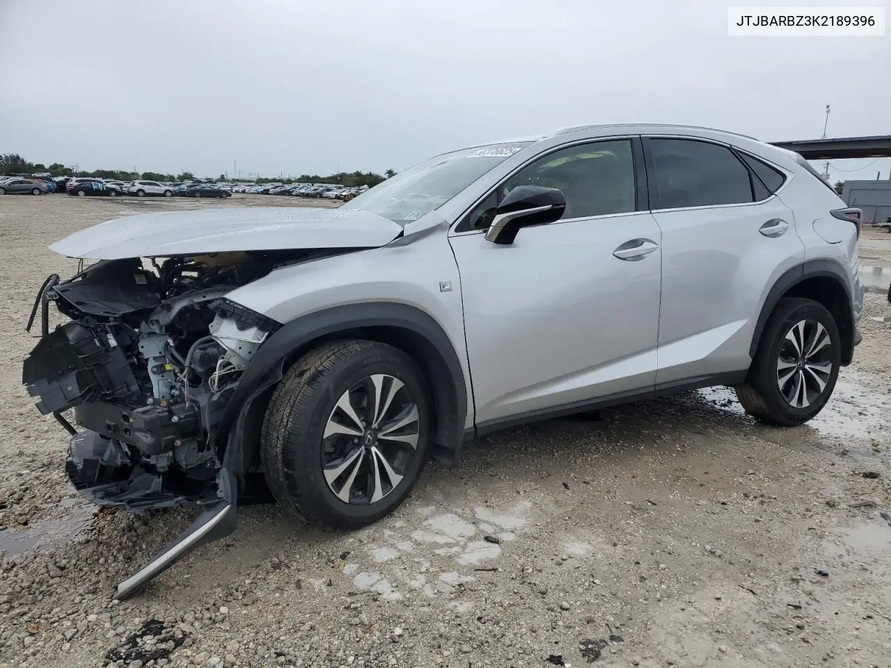 2019 Lexus Nx 300 Base VIN: JTJBARBZ3K2189396 Lot: 56376625