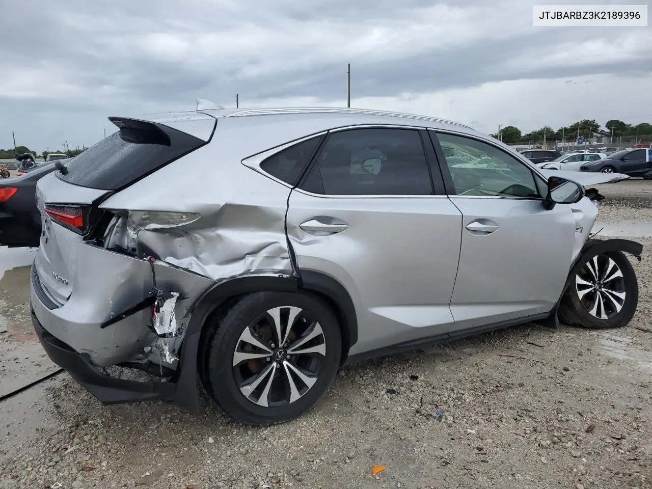 2019 Lexus Nx 300 Base VIN: JTJBARBZ3K2189396 Lot: 56376625