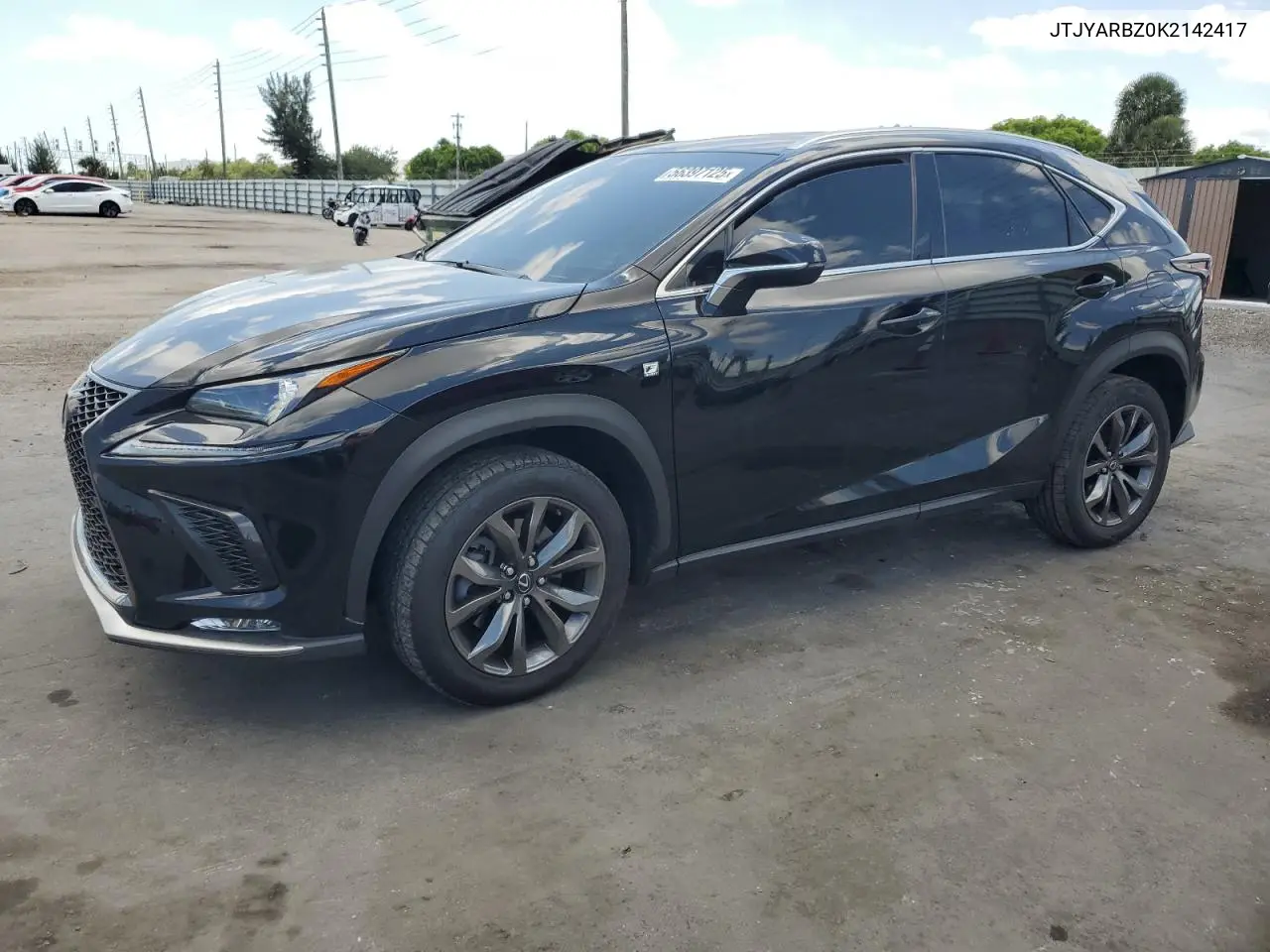 2019 Lexus Nx 300 Base VIN: JTJYARBZ0K2142417 Lot: 56397125