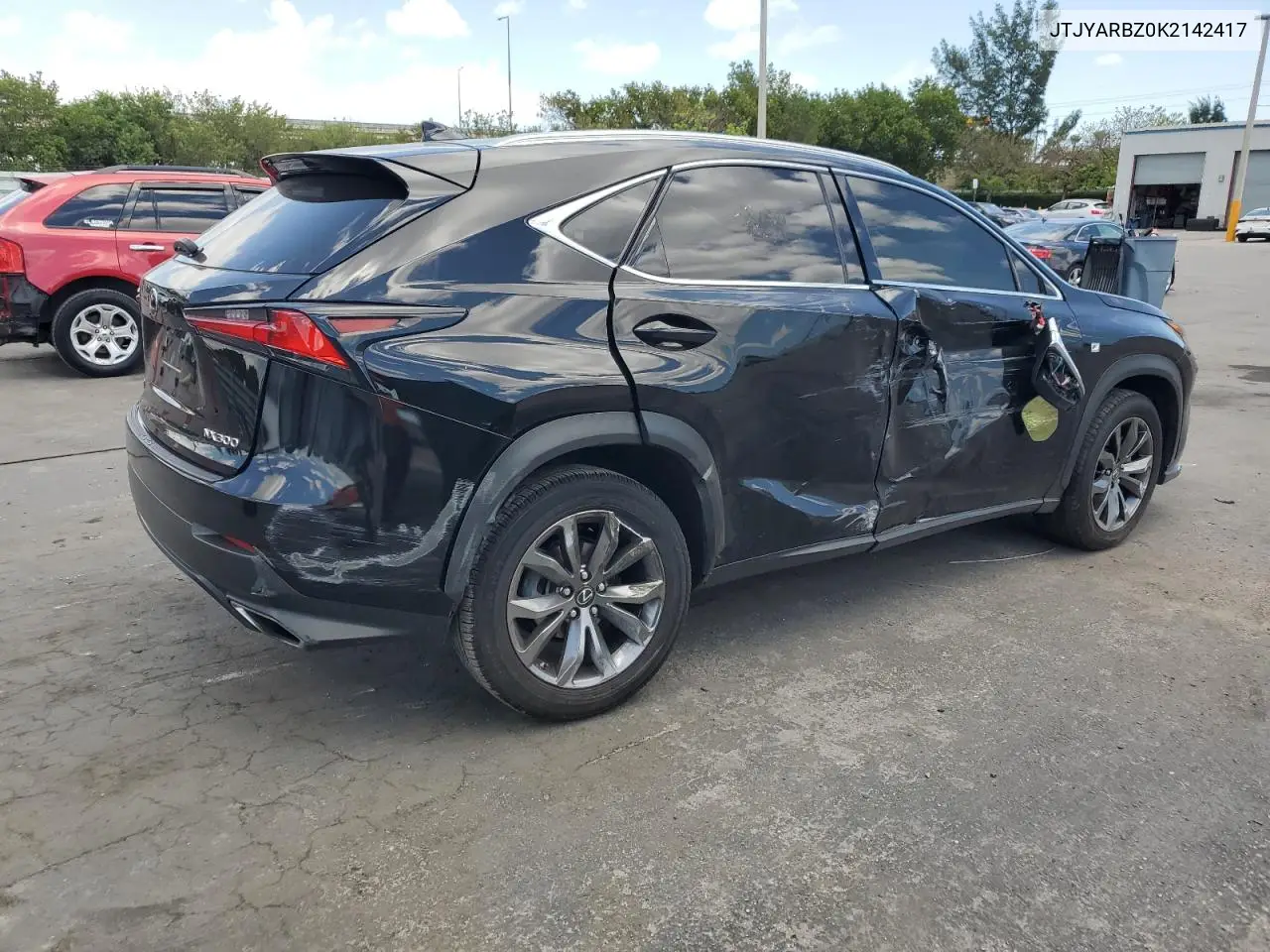 2019 Lexus Nx 300 Base VIN: JTJYARBZ0K2142417 Lot: 56397125