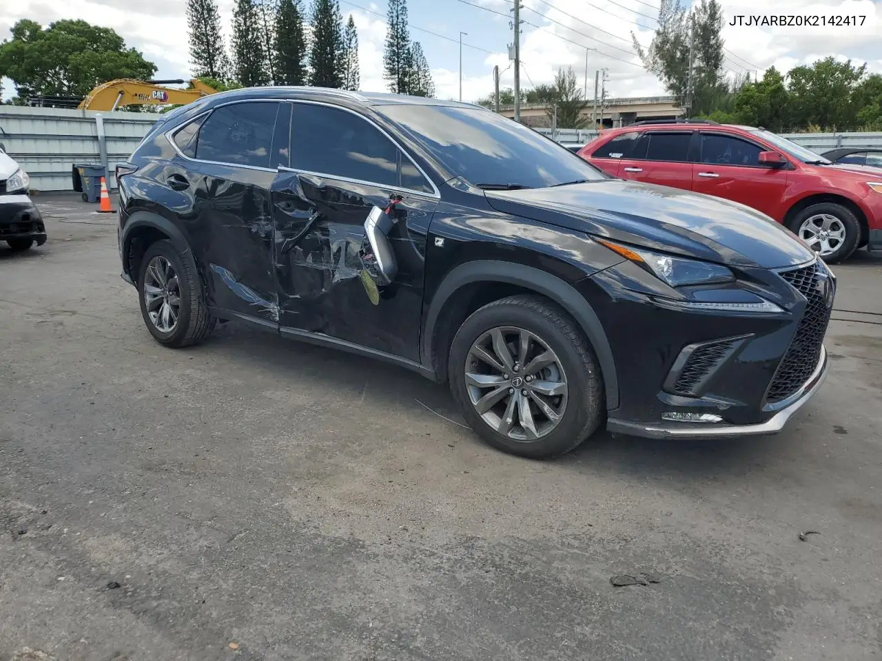 2019 Lexus Nx 300 Base VIN: JTJYARBZ0K2142417 Lot: 56397125