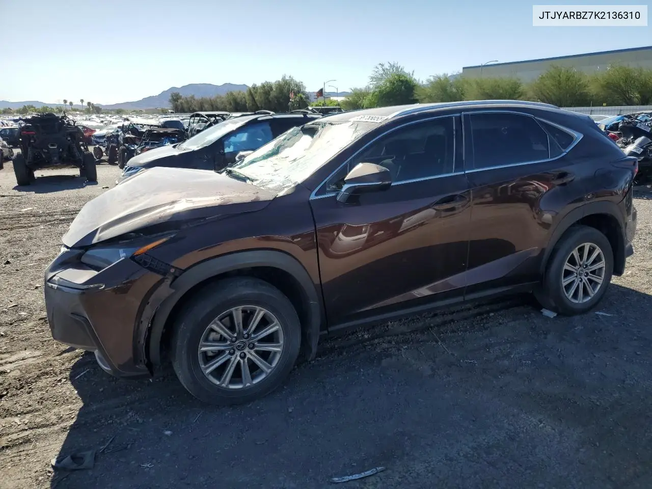 2019 Lexus Nx 300 Base VIN: JTJYARBZ7K2136310 Lot: 56788055