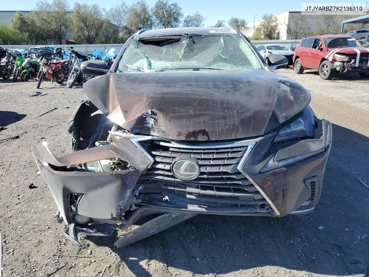2019 Lexus Nx 300 Base VIN: JTJYARBZ7K2136310 Lot: 56788055