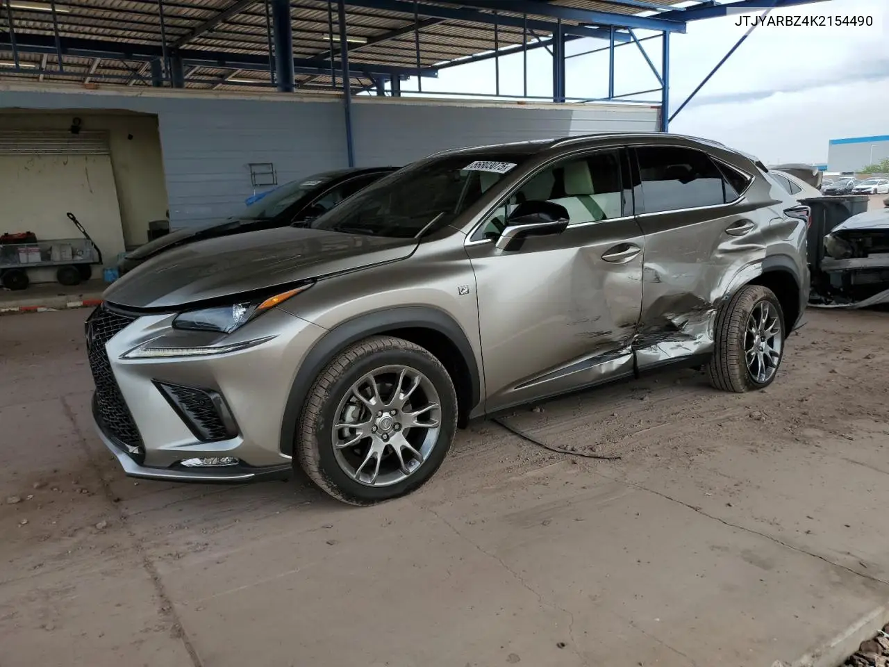 2019 Lexus Nx 300 Base VIN: JTJYARBZ4K2154490 Lot: 56803075