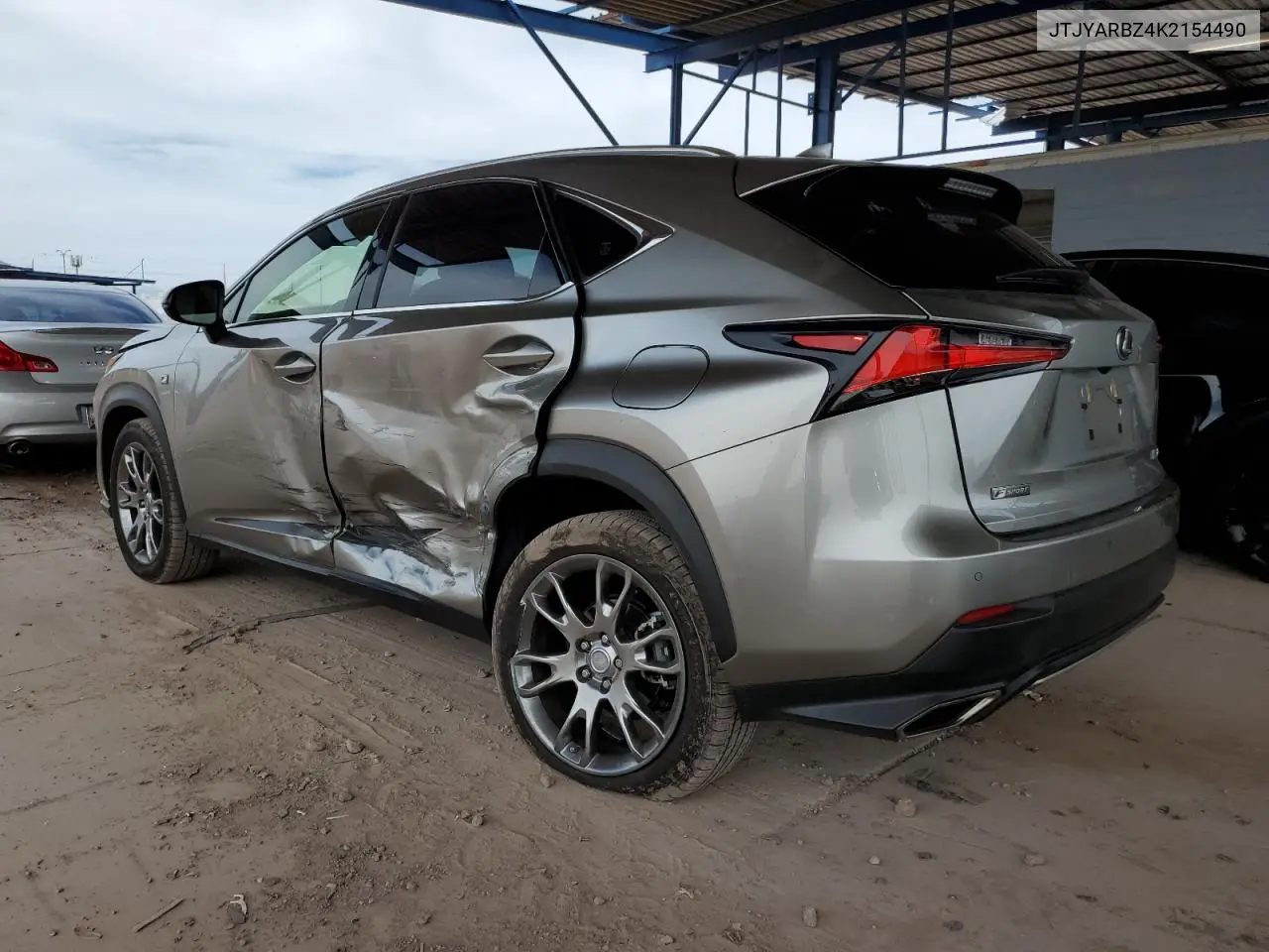2019 Lexus Nx 300 Base VIN: JTJYARBZ4K2154490 Lot: 56803075