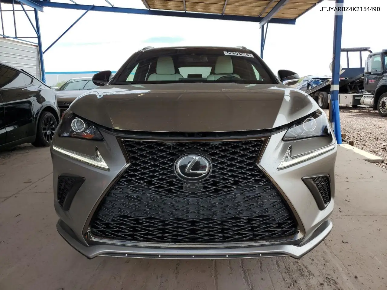 2019 Lexus Nx 300 Base VIN: JTJYARBZ4K2154490 Lot: 56803075