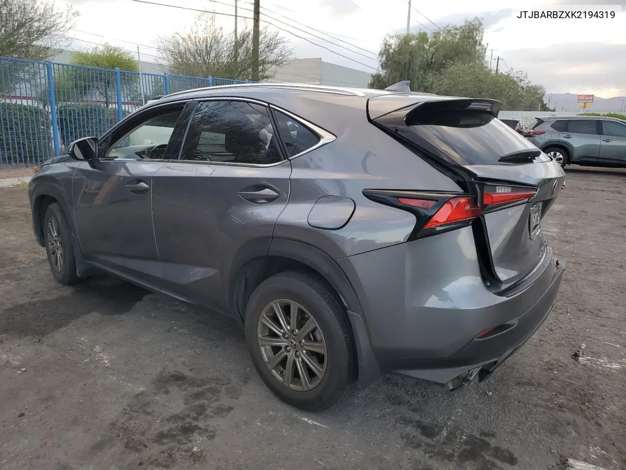 2019 Lexus Nx 300 Base VIN: JTJBARBZXK2194319 Lot: 57184785