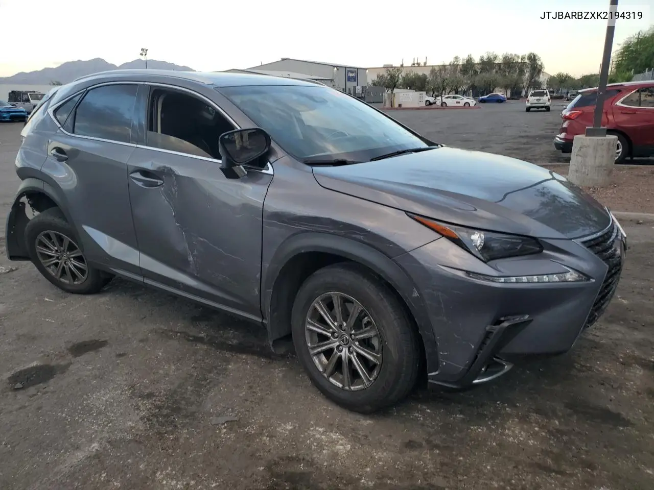 2019 Lexus Nx 300 Base VIN: JTJBARBZXK2194319 Lot: 57184785