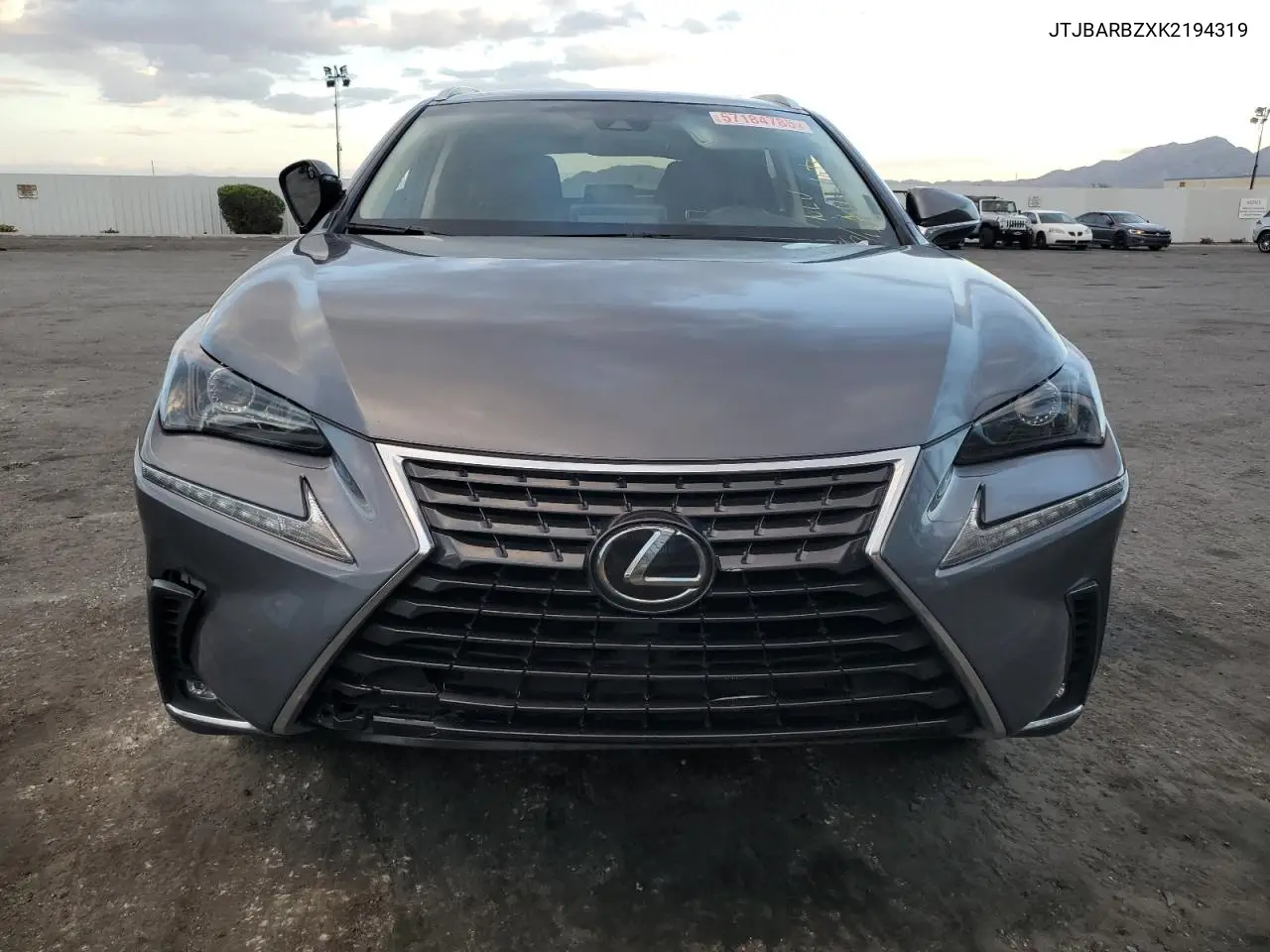 2019 Lexus Nx 300 Base VIN: JTJBARBZXK2194319 Lot: 57184785