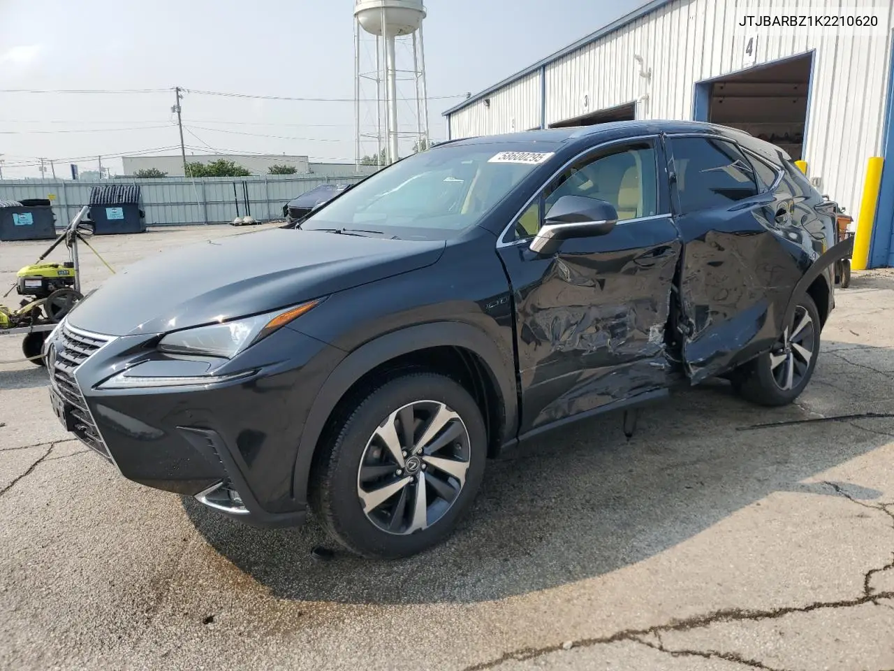 2019 Lexus Nx 300 Base VIN: JTJBARBZ1K2210620 Lot: 58600295