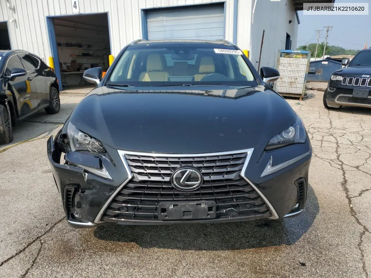 2019 Lexus Nx 300 Base VIN: JTJBARBZ1K2210620 Lot: 58600295
