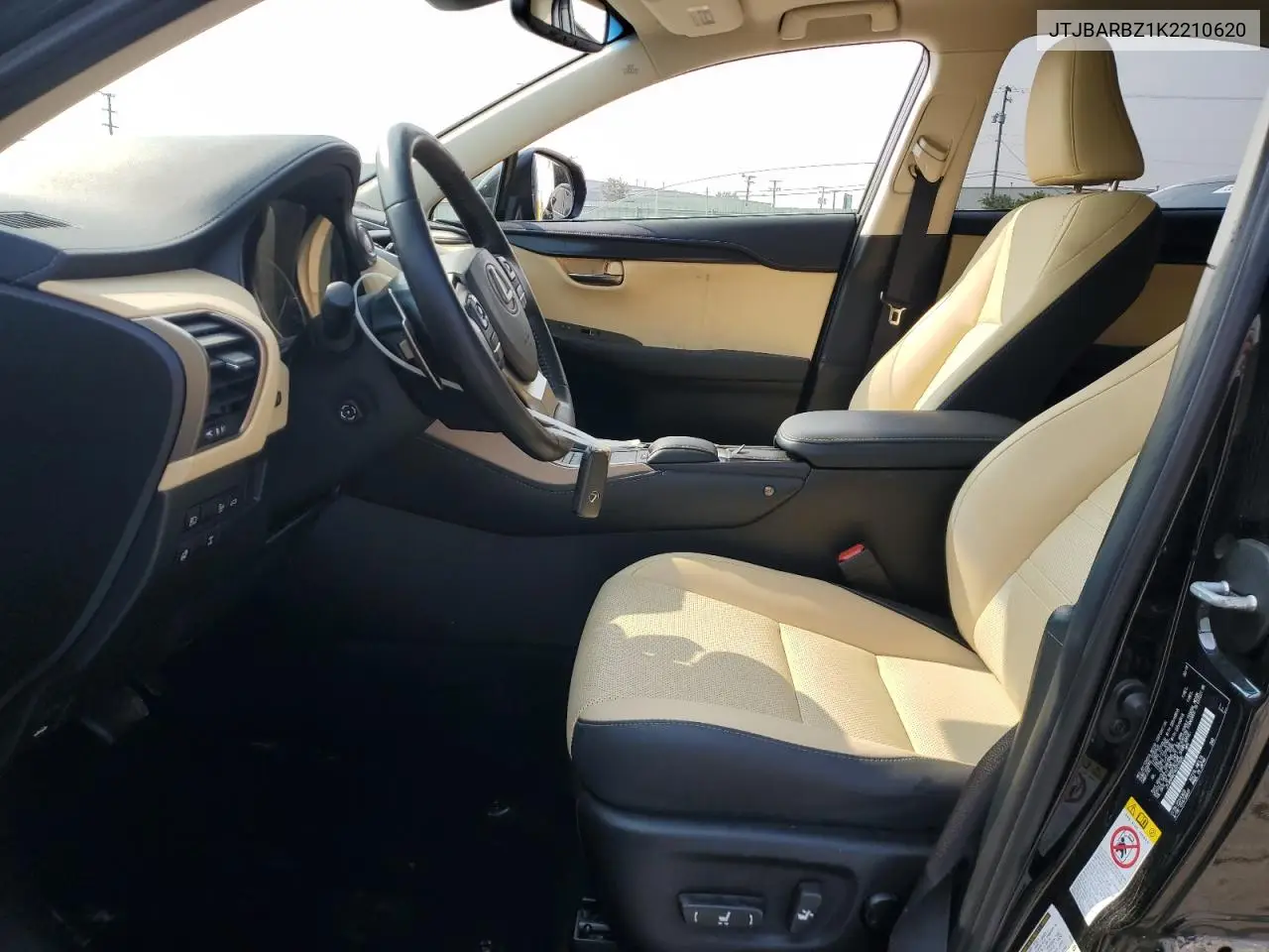 2019 Lexus Nx 300 Base VIN: JTJBARBZ1K2210620 Lot: 58600295