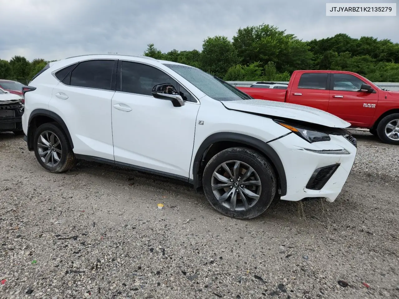 2019 Lexus Nx 300 Base VIN: JTJYARBZ1K2135279 Lot: 61003335