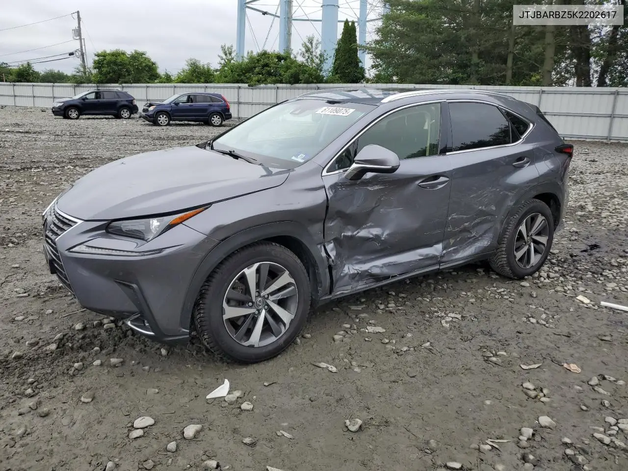 2019 Lexus Nx 300 Base VIN: JTJBARBZ5K2202617 Lot: 61109075