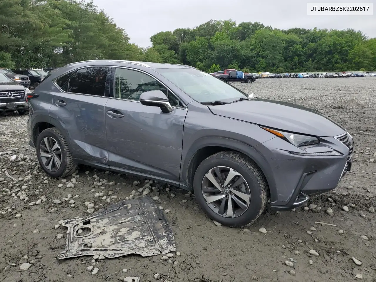 2019 Lexus Nx 300 Base VIN: JTJBARBZ5K2202617 Lot: 61109075