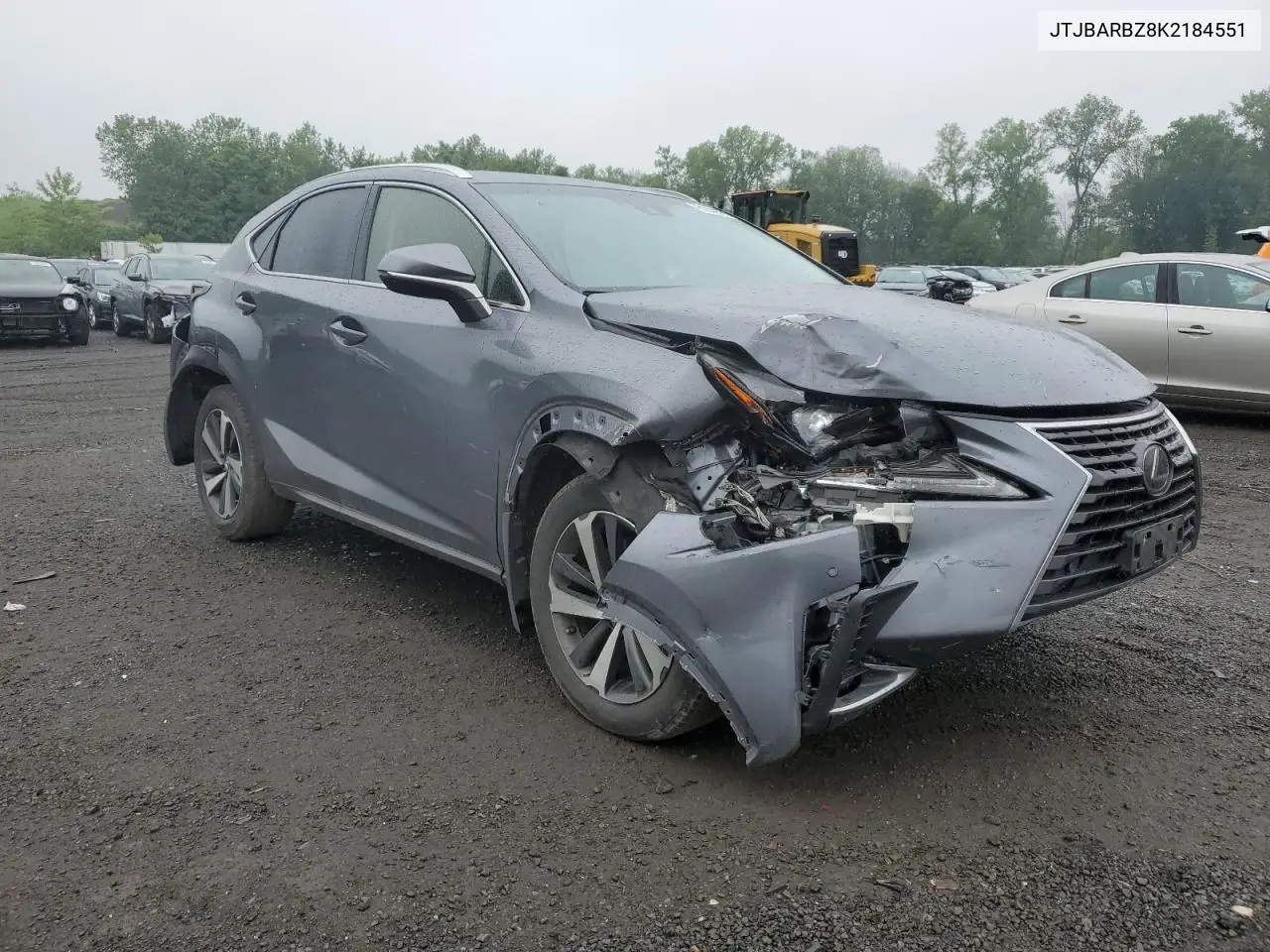 2019 Lexus Nx 300 Base VIN: JTJBARBZ8K2184551 Lot: 61269935