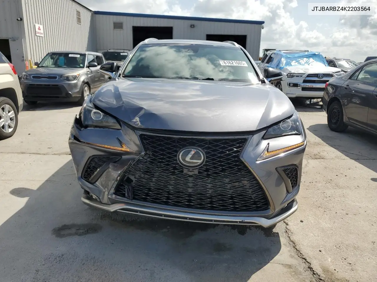 2019 Lexus Nx 300 Base VIN: JTJBARBZ4K2203564 Lot: 61621605