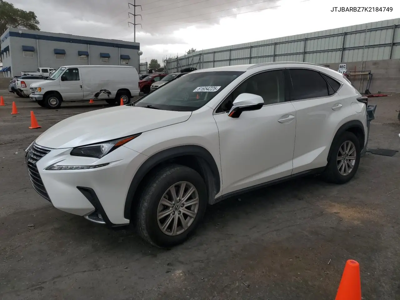 2019 Lexus Nx 300 Base VIN: JTJBARBZ7K2184749 Lot: 61654225