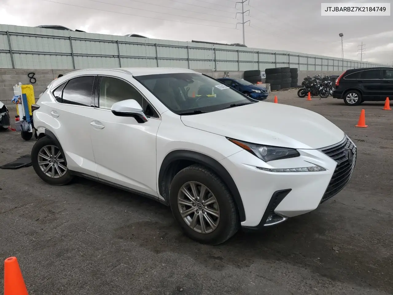 2019 Lexus Nx 300 Base VIN: JTJBARBZ7K2184749 Lot: 61654225
