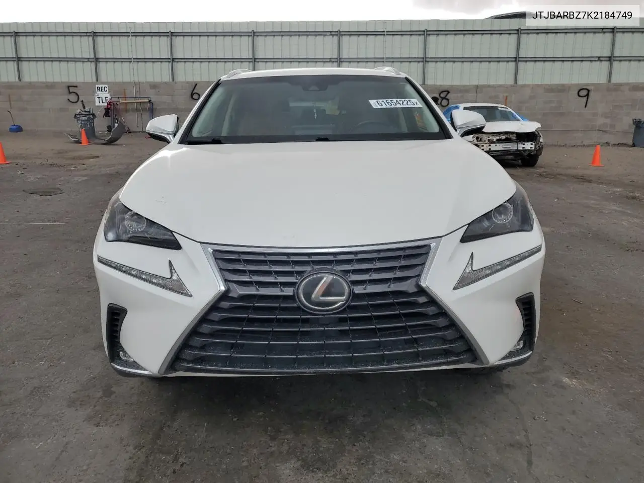 2019 Lexus Nx 300 Base VIN: JTJBARBZ7K2184749 Lot: 61654225