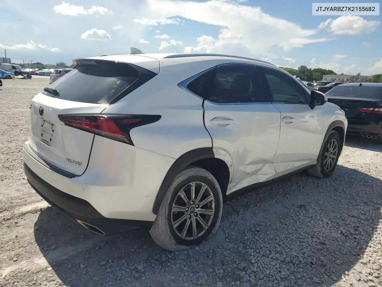 2019 Lexus Nx 300 Base VIN: JTJYARBZ7K2155682 Lot: 61684285