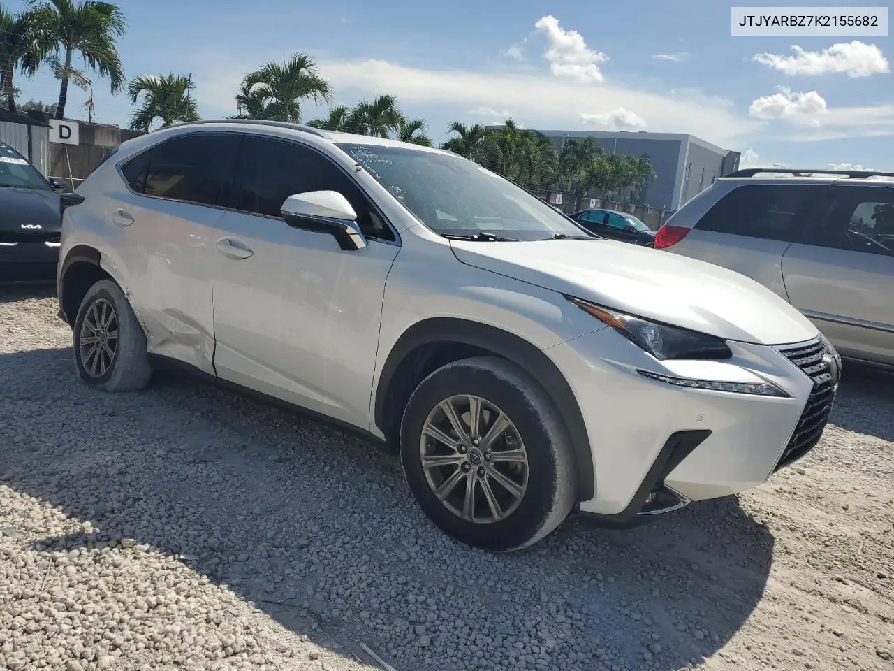 2019 Lexus Nx 300 Base VIN: JTJYARBZ7K2155682 Lot: 61684285