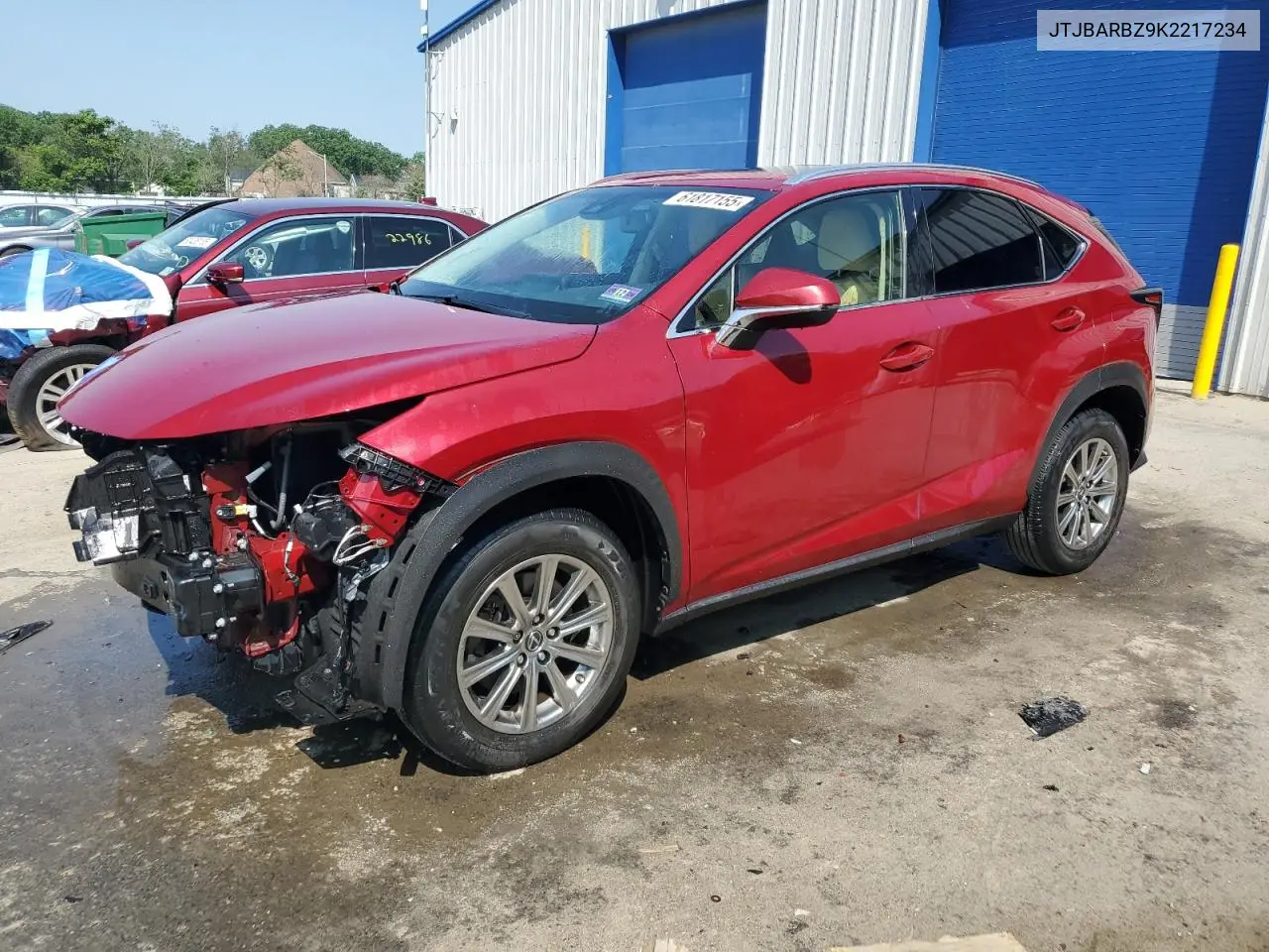 2019 Lexus Nx 300 Base VIN: JTJBARBZ9K2217234 Lot: 61817155