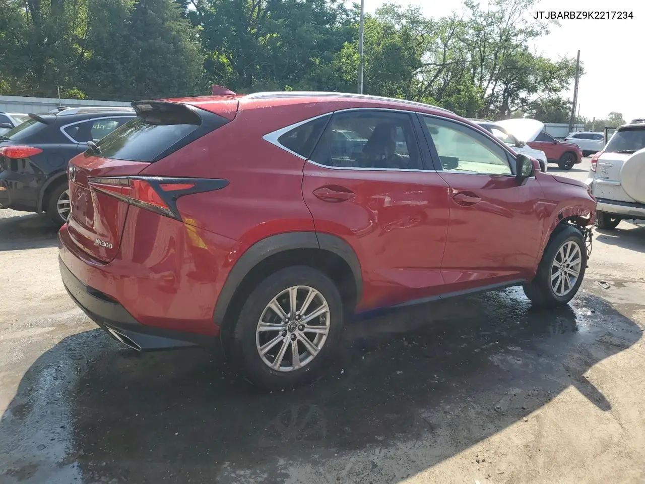 2019 Lexus Nx 300 Base VIN: JTJBARBZ9K2217234 Lot: 61817155